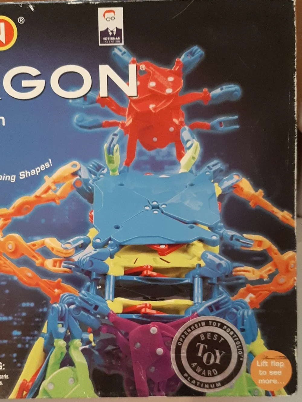 Hoberman expandagon construction